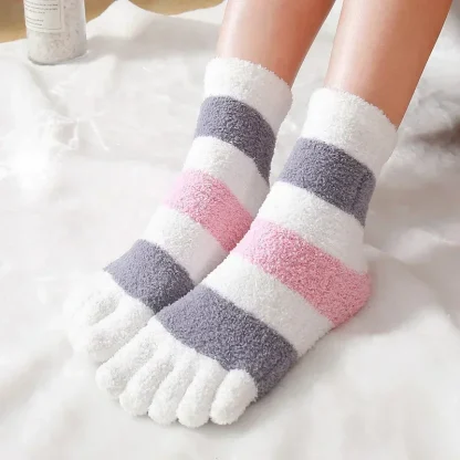 Striped Toe Socks